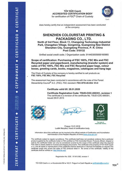 ShenZhen Colourstar Printing &amp; Packaging lini produksi produsen
